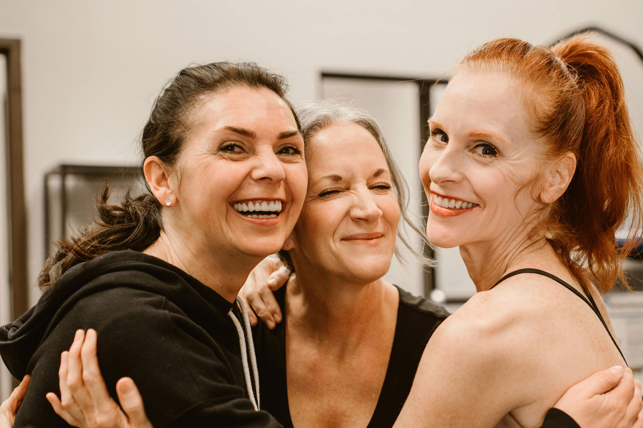 Person holding shoulder